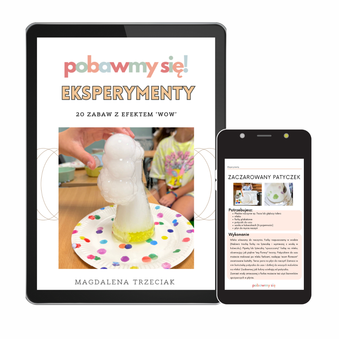 E-book "Eksperymenty - 20 zabaw z efektem wow"